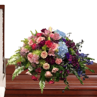 Garden of Sweet Memories Casket Spray