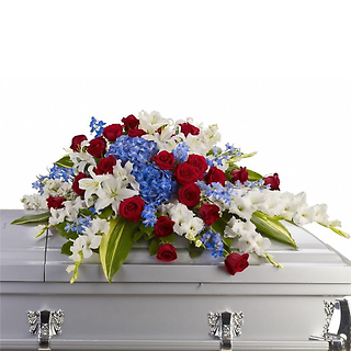 Distinguished Service Casket Spray