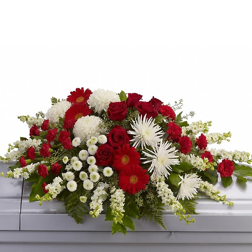 Strength and Wisdom Casket Spray