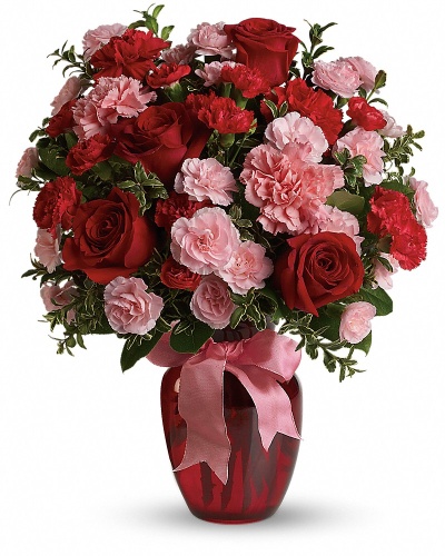 Dance with Me Bouquet with Red Roses