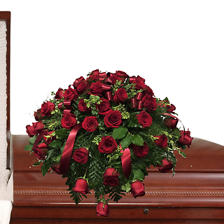 Rose Reverence Casket Spray