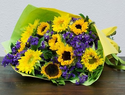 Sunflower Hand Wrapped Bouquet